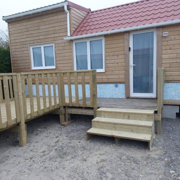 Berck-Plage - 2 Hebergements Insolites Tiny House De 2 A 8 Personnes Buitenkant foto
